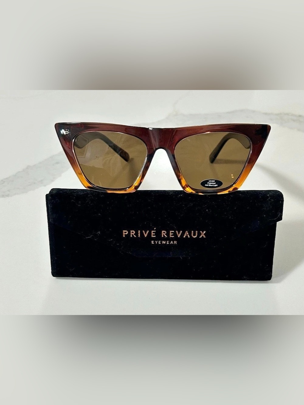 Privé Revaux Sunglasses x Benzo Victoria Polarized Brown
